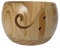 Yiida Bol à Fil en Bois, Grand Bol à Fil pour Tricoter et Crocheter, Support d'Stockage Crochet à Tricoter à la Main pour Amateur Tricot, 6,69 x 3,15 Pouces