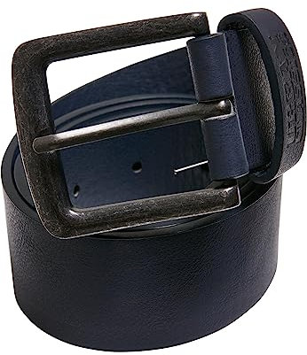 Urban Classics Unisex Leather Imitation Belt navy, L