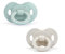 Elodie Details Baby Schnuller 2er Pack, aus Bambus, Größe ab 3 Monaten - Kiefergerechte Form - BPA-freies Silikon - Aqua Turquoise/Lily White