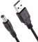 RUITEXUN Cable USB a CC de 5,5 mm, 1 m, USB 2.0 A tipo macho a CC de 5,5 x 2,1 mm, conector de barril CC de 5 V