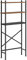 HOOBRO Over Toilet Storage Unit Bathroom Shelf, 3-Tier Bathroom Storage Unit, Freestanding Above Toilet Storage Rack with Adjustable Feet, Space Saving, Easy Assembly, Rustic Brown and Black EBF63TS01