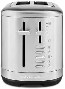KitchenAid Toaster für 2 Scheiben - Retro Design Toast Machine - 7 verschiedene Funktionen - Edelsthal Farbe
