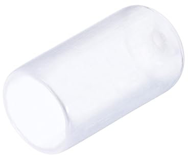 QUARKZMAN 25Pcs Embouts en Caoutchouc de 10mm de Diamètre Intérieur en PVC Vinyle, Capuchon d'Extrémité Rond à Vis Protectrices Transparentes
