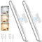 Luz Armario 2 Piezas Lampara Led Recargable Luces Led Cocina Luz Nocturna Regulable con Control Táctil Adecuada para Cocina, Escritorio, Lectura, Maquillar