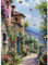 MAXBYE 5D DIY Paysage Diamond Painting Kits, Maison et Fleur Peinture Diamant, Full Drill Point de Croix Cristal Painting, Peinture Diamant Adulte pour Décoration Murale D'intérieur 30x40cm