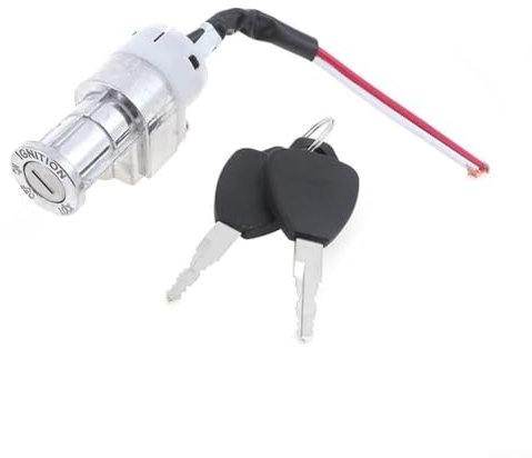 Sistema di blocco interruttore accensione carica batteria con 2 chiavi, adatto per moto e bici elettriche