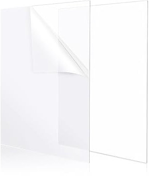 Metacrilato Transparente a Medida - Acrilico Láminas Planchas de Plástico - Placa de Acrilico A4 - Tamaños Laser Manualidades Bricolaje Duro co2 4mm 3mm 30x30 40x40 (4mm, 60x40cm)