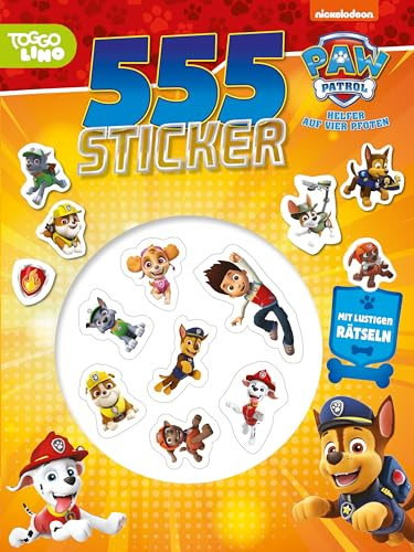 PAW Patrol 555 Sticker: Mit lustigen Rätseln I Ab 3 Jahren