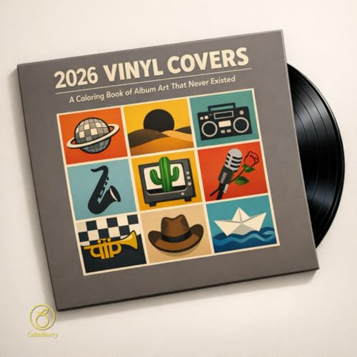 2026 Vinyl Covers: A Coloring Book of Album Art That Never Existed