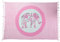 Ciffre Sarong Pareo Wickelrock Strandtuch Tuch Schal Wickelkleid Strandkleid Ibiza Muster Elefant Pink + Schnalle