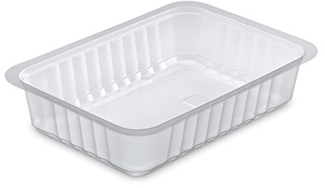 GUILLIN - ALPHACEL CL750TPE SACHET DE 140 Barquette Scellable 750cc, Polypropylène, Transparent, 19,2 x 13,7 x 4,1 cm