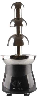 CGOLDENWALL Household Chocolate Fountain Fondue 1kg Capacity Electric 3-Tier Machine with Hot Melting Pot Base as a Gift for Chocolate Lovers CE Certificate