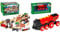 BRIO World 33052 Straßen & Schienen Bahn Set Deluxe – Straßen & Schienen Eisenbahn & World 33592 Rote Lola elektrische Lok – Batterie-Lokomotive mit Licht & Sound