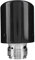 Yctze 54 – 101 mm, Universal-Kohlefaser, Auto-Styling, modifiziert, Einzelauslass, Endrohr, Endschalldämpfer, Endrohr, Edelstahl, schwarz, glänzend, Auspuffblende, 54 mm