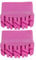 DOITOOL 2Pcs Folding Ladder Feet Non Slip Ladder Feet Rubber Pads Covers Safe Ladder Foot Pads Replacement Kit (Rosy)