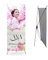 Cartel Comunión Niña. Personalizado con Foto. Photocall Bienvenida Comunión niña. Decoración fiesta Comunión. Soporte y funda incluidos (BLANCO)