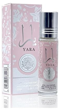 AYAT PERFUMES – 1 x 10 ml – Aceite perfumado para hombres y mujeres – Larga duración y comodidad (Yara 10 ml) – Perfume para mujer y hombre