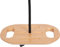 small foot Plato de con Asas Black Line, Columpio para Colgar y Sentarse para niños y Asiento, 12408, Color Negro Naturaleza