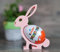Ostergeschenk Überaschungs-Ei-Halter (ohne Ü-Ei) - 3D-gedruckte Osterdeko - Farben frei wählbar (Rosa)