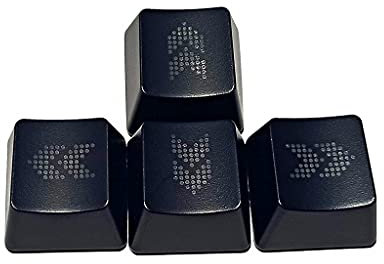 NYCEMAKEUP 4PCS DIY ABS Direction Arrows Keys Keycaps Backlit Mechanical Keyboard Keycap OEM Profile Translucent For Key Cap Backlight Keycap
