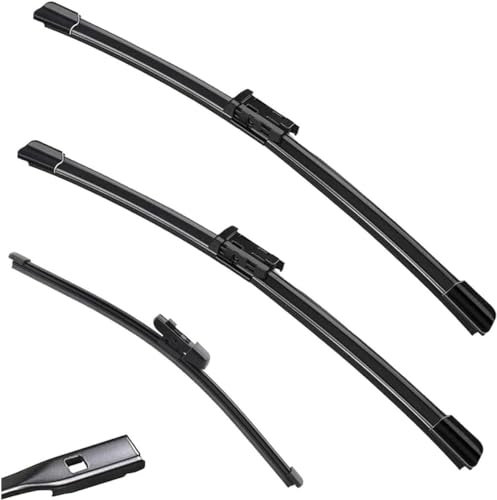 ZLxsmy Auto-Scheibenwischer-Set für Skoda Kodiaq 2016-2020,Vorne + Hinten Wischer Klingen,Das Material ist langlebig und die Fenster sind sauber
