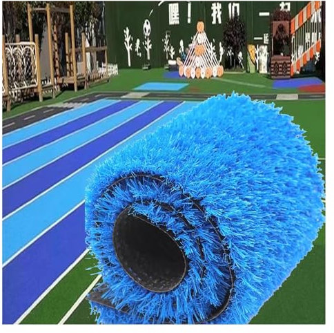 Kunstrasen, Rasenmatte für die Landschaftsgestaltung im Außenbereich, UV-beständig, verblasst nicht, weiche Grasrolle, mit Drainagelöchern, Kunstrasenteppich für den Haustierspielplatz (Far