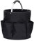LAWALEISHE Cleaning Caddy Organiser, Cleaning Bag with Handle,Foldable Oxford Fabric Storage Hamper,Multi Pocket Cleaning Caddy Bag,Multifunctional Organiser for Picnic Bath Shopping (Black)