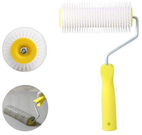 Rouleau Débulleur, Rouleau Enduit, Rouleau Debulleur Ragreage Rouleau À Pics Pour L'aération Des Revêtements De Sol,Qualité Professionnelle, Idéal Pour Tout Type De Sol