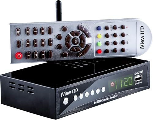 NEW FULL HD Satellite TV Receiver, Built in Wi-Fi & USB Program Recorder Compatible for SKY, FREESAT
