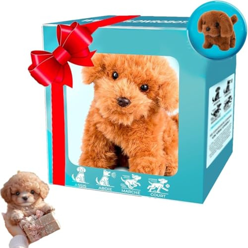 Robotic Puppy - Lifelike Interactive Dog Toy with Smart AI, Walks, Barks, and Wags Tail, Perfect for Kids and Adults