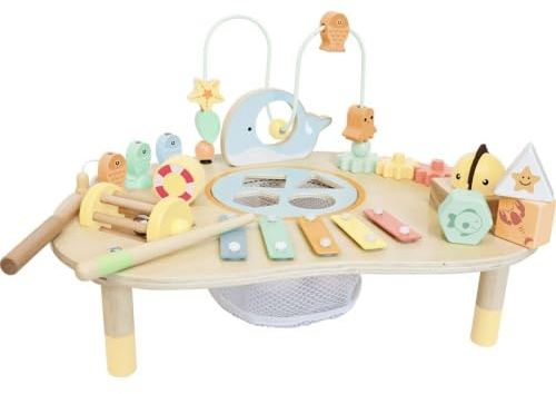 Spielmaus Holz Motorik Spieltisch
