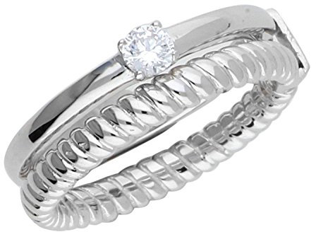 ESPRIT Ring aus 925 Sterling Silber mit Zirkonia -54