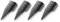 'Lamy Feather Profi Writing Set For All Standard Lamy AL-star Fountain Pen Models | Safari, etc., Feder Set, F, B, M, EF | schwarz, 1