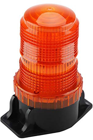 Lampadina rotante lampeggiante 10 a 110 V 15 W Strobo di sicurezza 30 LED Avvertenza Luce gialla ambra per veicoli di emergenza Camion Trattore Carrello elevatore Carrelli di posta postale