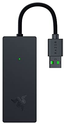 Razer Ripsaw X - Carte d'enregistrement USB avec connexion pour caméra 4K pour streaming en 4K @ 30 FPS (HDMI 2.0, USB 3.0, Plug + Play) Noir
