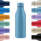 Mi Ko Mi Ka Botella de Agua de Acero Inoxidable - Botella Térmica Reutilizable de Diseño 550ml | Sin BPA | Mantiene 24H Frio / 12H Calor | Termo y Hermética - A Prueba de Fugas (Azul Claro)