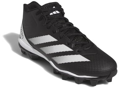adidas Adizero Impact.2 Spark - Tenis de fútbol moldeados para hombre, Negro/Blanco/Negro, 42 EU