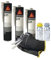 Sikaflex 221 schwarz 3x 300ml Kleb- und Dichtstoff mit Aktivator 205 und Primer 210 - ideal zur Abdichtung von Buntmetall mit 5 Düsenspitzen