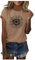 Generico Maglietta Donna Elegante Rosa Antico T Shirt Donna da Lavoro Taglie Forti Camicia Denim Donna con Rouches Blusa Donna Curvy Elegante Top Bianco Donna Cotone Maglia Mezza Manica