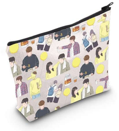 MNIGIU OBS Kdrama inspirierte Kosmetiktasche, Kdrama-Liebhaber, Geschenk, koreanisches Drama, Fan, Geschenk, Kdrama-Kultur, Make-up-Tasche, Koreanische Drama-Tasche 1