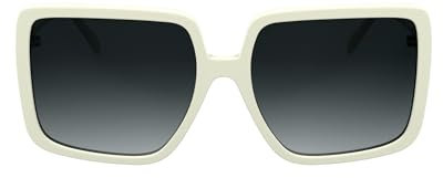 KARL LAGERFELD Women's Sunglasses KL6187S - White with Gradient Grey Lens
