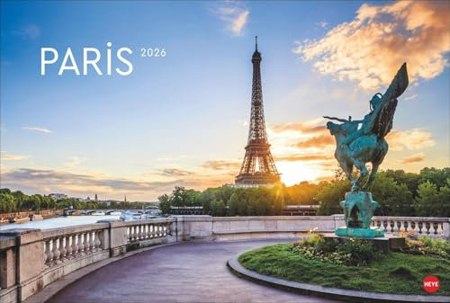 Paris Edition 2026: Ein Must-have für alle Fans der Stadt der Liebe: Die schönsten Seiten der französischen Hauptstadt in einem großen Fotografie-Kalender im Format 58 x 39 cm