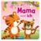 TRÖTSCH - Fingerpuppenbuch Mama und ich | Liebevoll gestaltetes Vorlesebuch mit niedlicher Fingerpuppe: Mitmachbuch für gemeinsames Vorlesen und spielerische Sprachförderung | Ab 0 Jahren