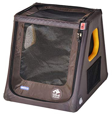 Tami Hundebox S - Passend für Jack Russel, Terrier, Pudel, Spitz, West Highland Terrier - Außenmaße: B 56 x T 80 x H 62 cm - Innenmaße: B 46 x T 75 x H 57 cm - Gewicht: 5.2 KG