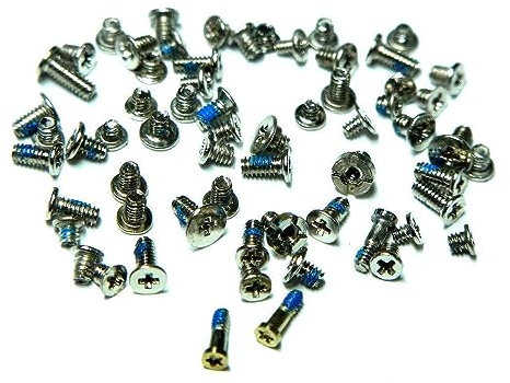 handywest Kompatibel mit iPhone 6 Plus Ersatz Schrauben Pentalobe Schraubensatz Screw Komplett Set Gold