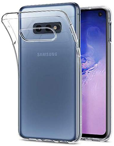 NOVAGO Compatible avec Samsung Galaxy S10E Coque en Gel Souple Transparent et Solide avec Impression de qualité (Transparent)