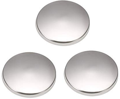 sourcing map Cuvette Évier Click Plastique 35mm Diamètre Apparaitre Bouton Poussoir Vider Bouchon 3Pcs