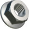 M14 Flanschmuttern mit Sperrverzahnung (Packung mit 10 Stück) aus Stahl Galvanisch Verzinkt für Bolzen/Schrauben - Verschluss Zertifizierter Standard DIN 6923 Serrated Flange Nuts (14mm)