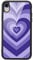 MAYCARI iPhone 7 Plus/8 Plus Case - Aesthetic Purple Love Pattern Design Hard Back Case with Soft TPU Bumper for Girls, Children & Women