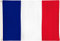 Aricona Bandiera Francia 250x150cm – francese – resistente alle intemperie - con occhielli in ottone - 100% poliestere - cuciture doppie robuste e colori vivaci – ideale per gli amanti delle bandiere